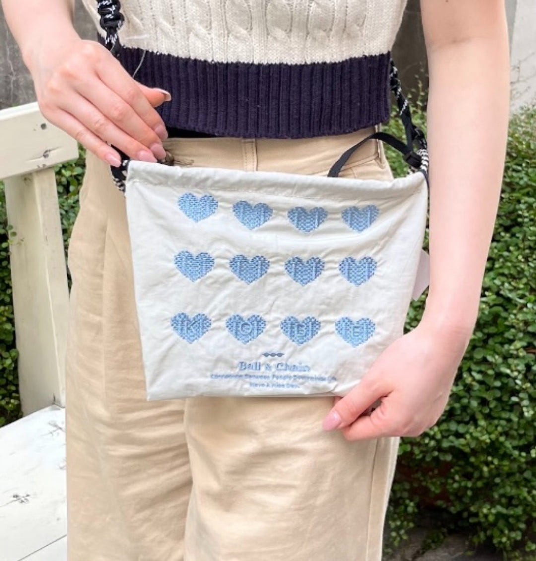 KOBE limited HEART (Kobe Limited Heart) Pouch #84 P/GRAY-301448