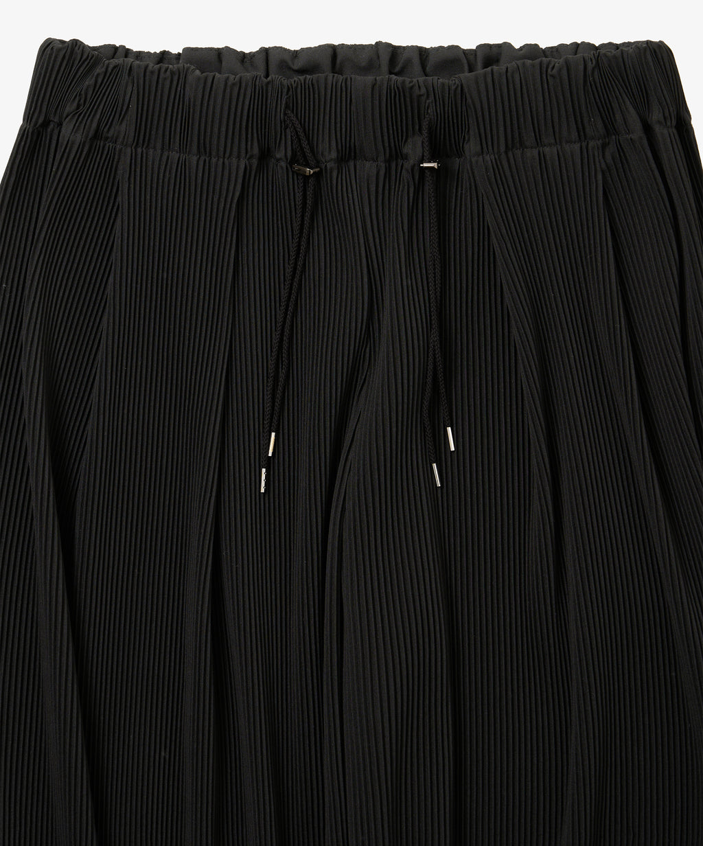 circular pants pleats black