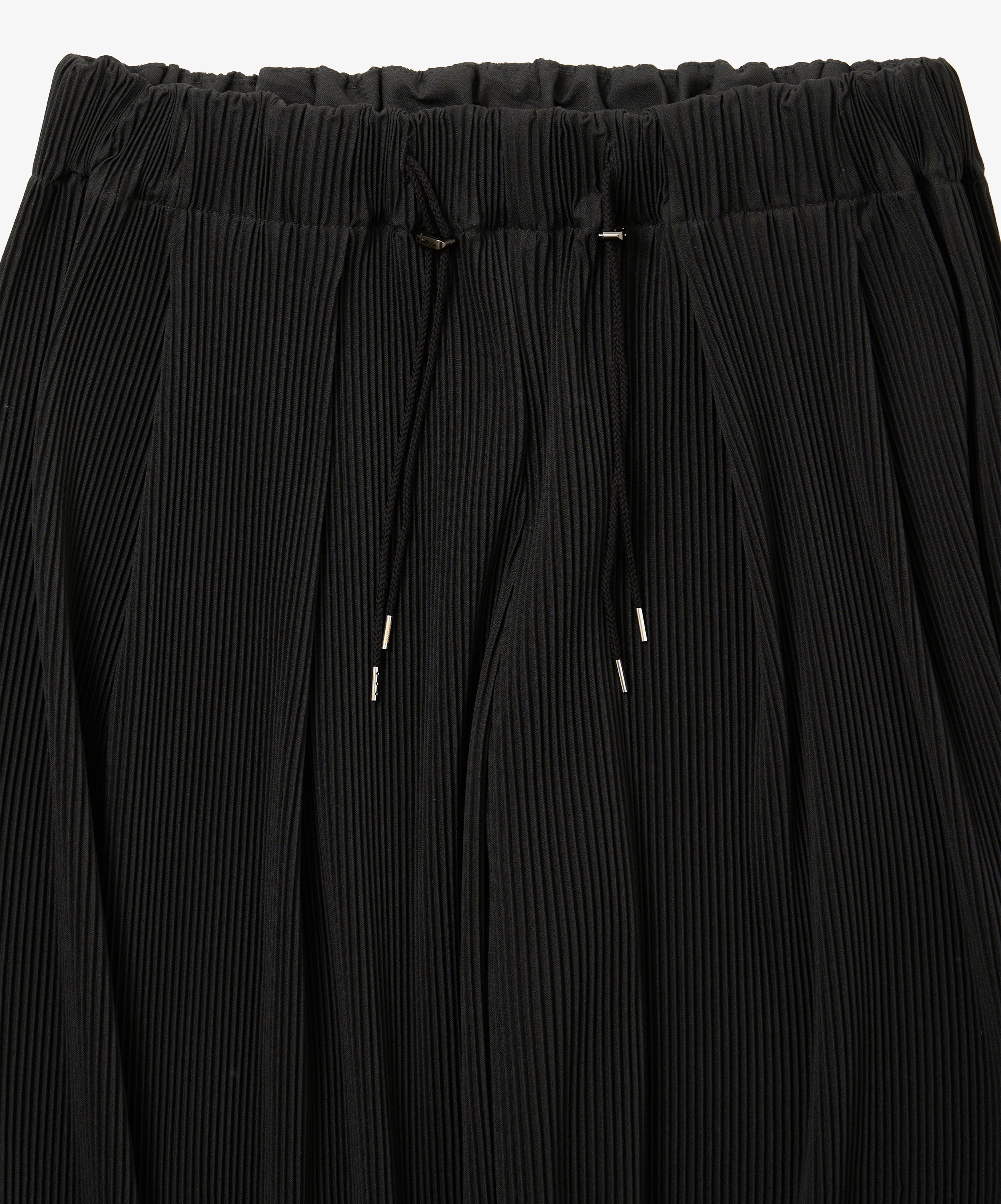 circular pants pleats black