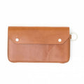 OILED ANTIQUE LEATHER LONG WALLET/ CAMEL