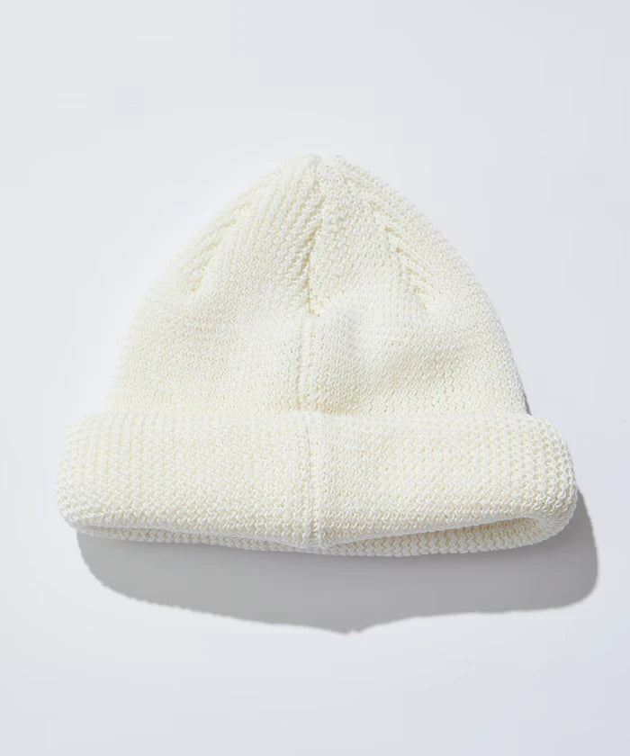 Straw Yarn Roll Knit Cap