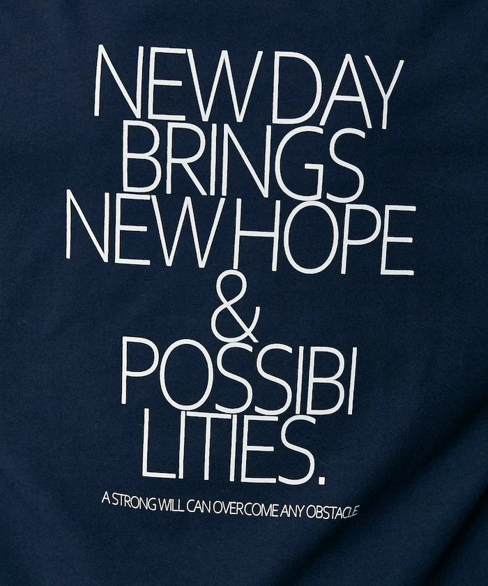 Love Pop Studio New Day Typography T-Shirt