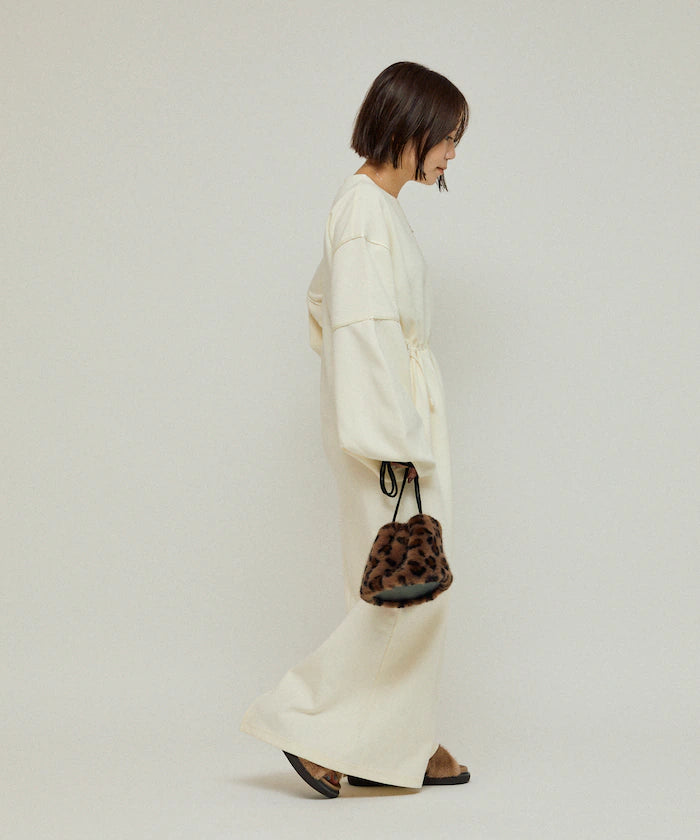 Cocoon Sleeve Damboru Sweat One-Piece / Spindle
