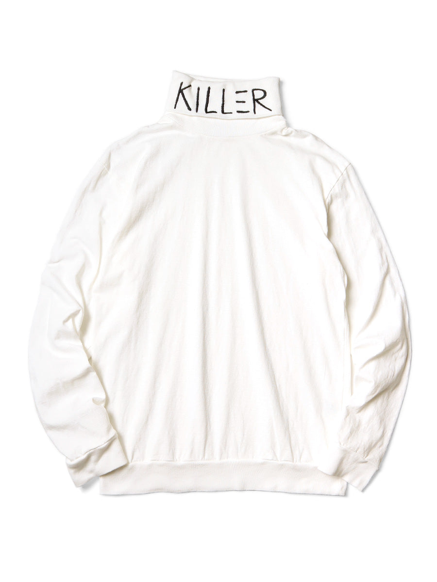 18.5/- Tenjiku High Neck Long T (KILLER Embroidery)
