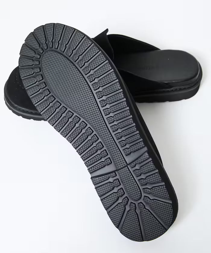 Velour Leatherette Loafer Mule / Slip-on [23~28cm] 【Limited Edition】