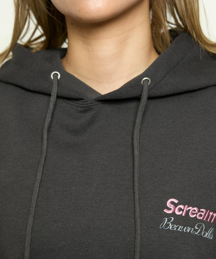 Sagara Embroidery French Bulldog Fleece-Lined Hoodie Limited Edition