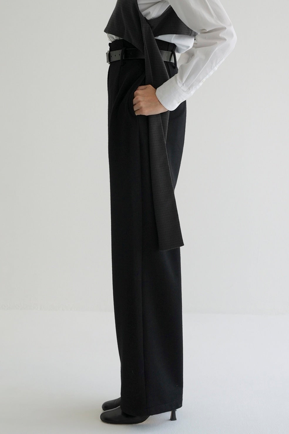 HIGH WAIST WIDE PANTS