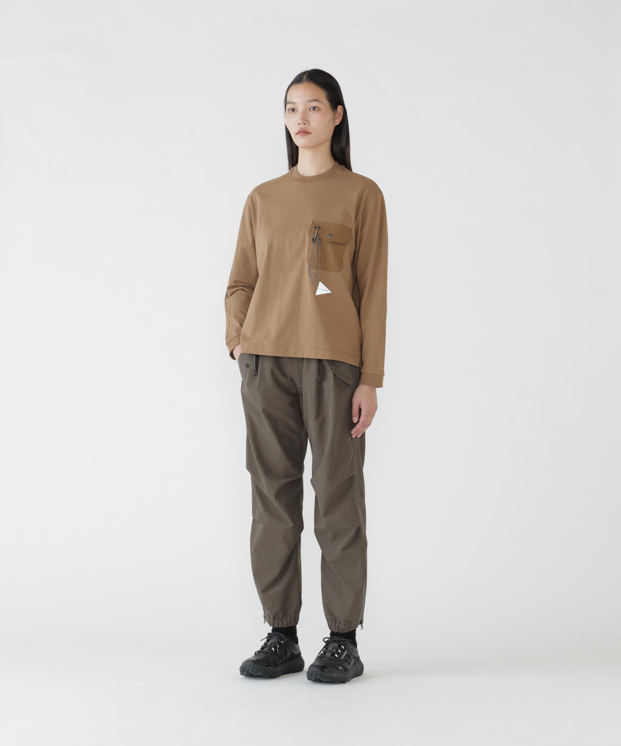 heavy cotton pocket LS T