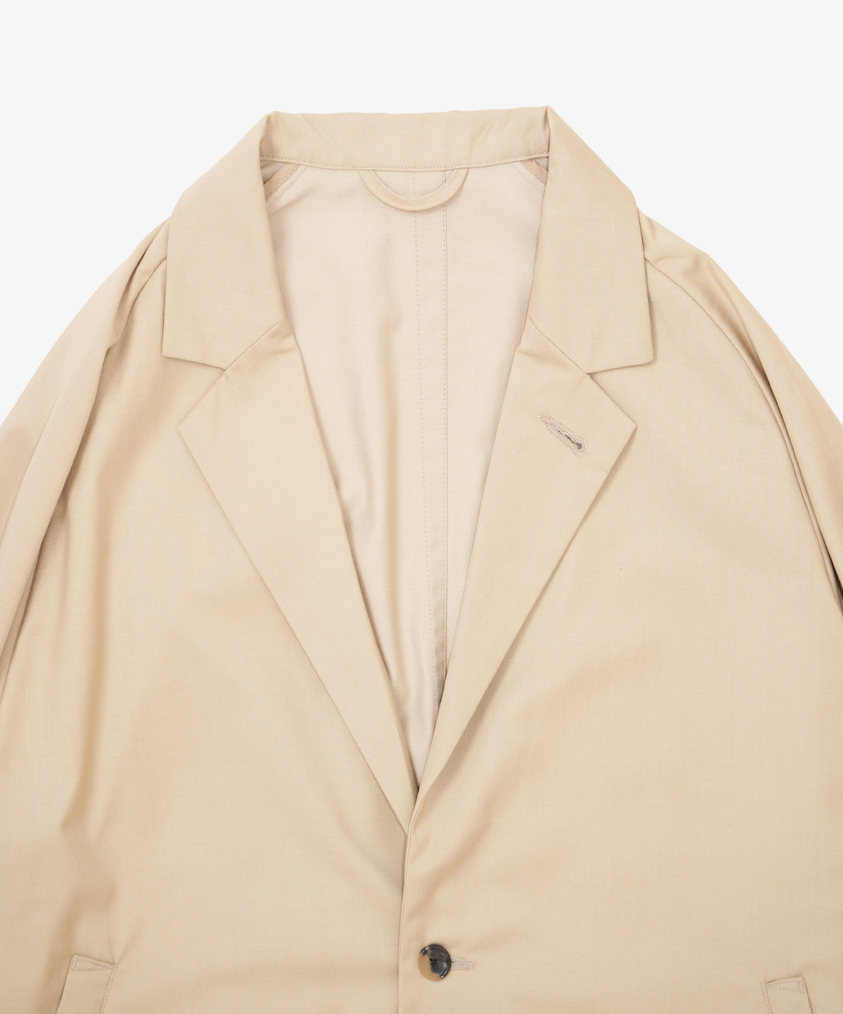 veste two button beige twill