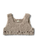 Hand-knit Roving Mole Processing Bustier