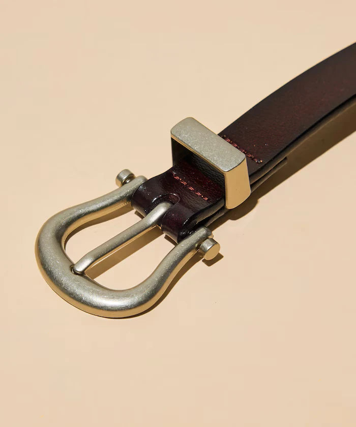 Cowhide Western Narrow Belt
