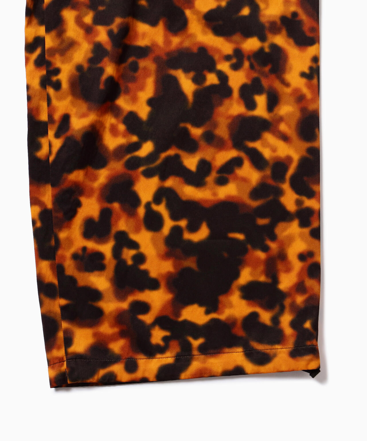 printed satin pants