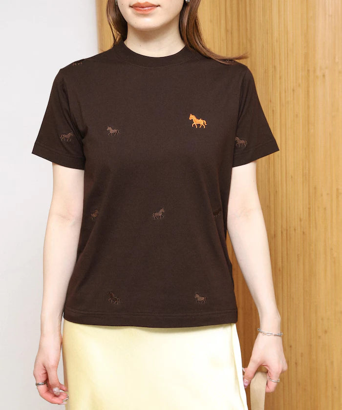 Organic Cotton Allover Embroidery T-Shirt