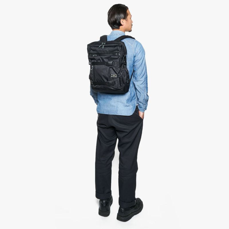 CORDURA DOBBY 305D S/D BACK PACK/BLACK