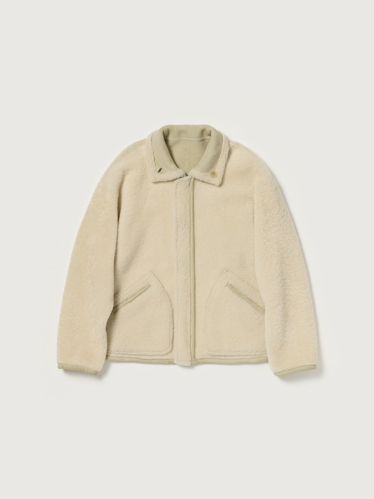 MERINO MOUTON ZIP BLOUSON