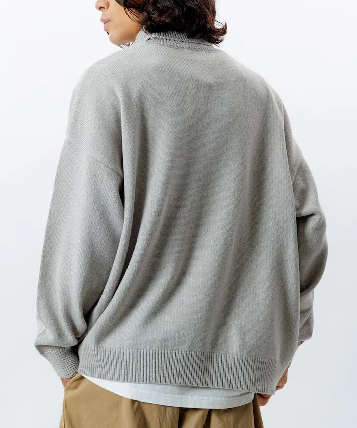 Relaxed Fit Easy Care Washable Turtleneck Knit