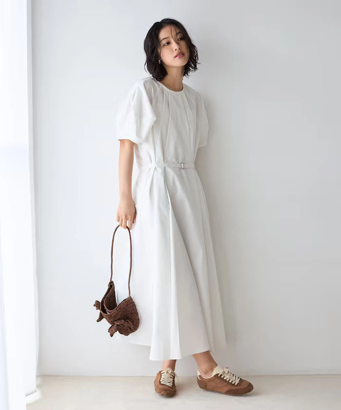 Balloon Sleeve 2WAY Dress / 5 Minute Sleeve