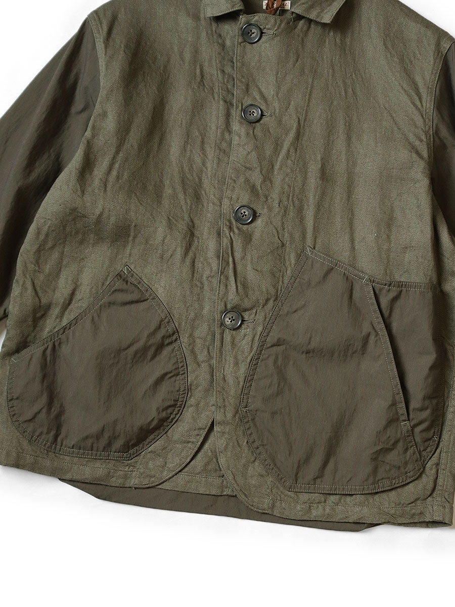 Linen Chino Cloth x Gabardin Goman Coveralls