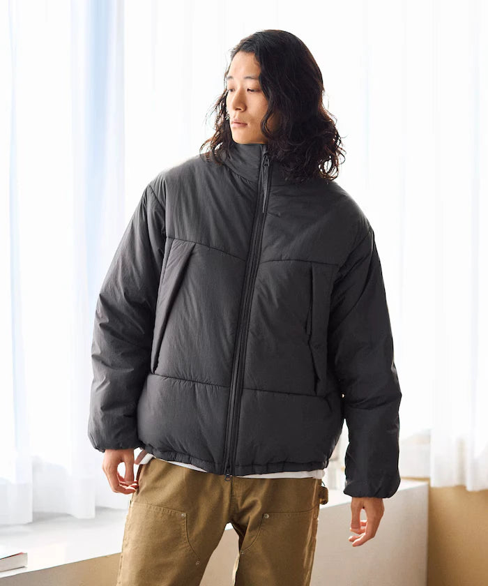 PRIMALOFT PUFF JACKET / Primaloft Stand Collar Puff Jacket / Insulated Blouson