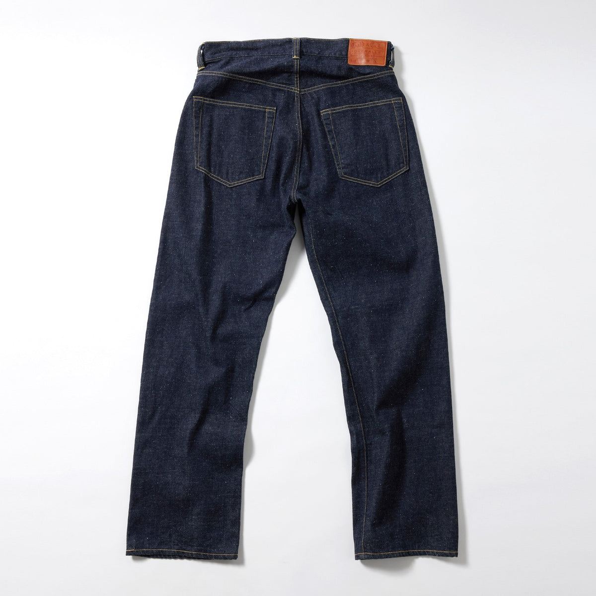 GL42473A / RECYCLED WASTE SUVIN COTTON YARN 11.5oz. DENIM 5POCKET STRAIGHT PANTS