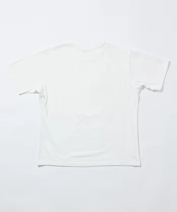 Sheer Knit Polo Shirt & Cotton T-Shirt Layered Set
