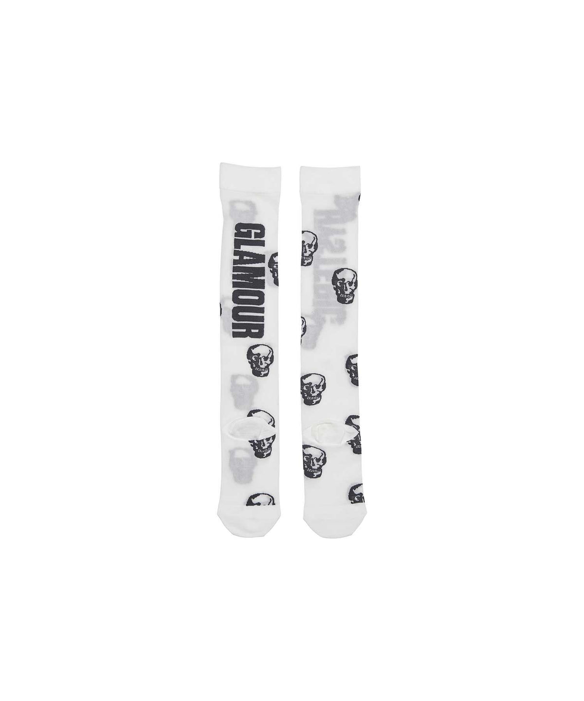 SKULL Sheer High Socks
