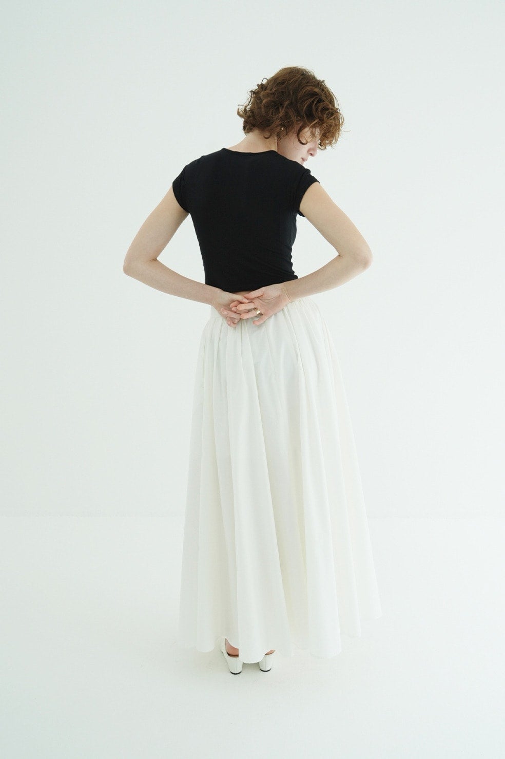 SLIT FLARE SKIRT