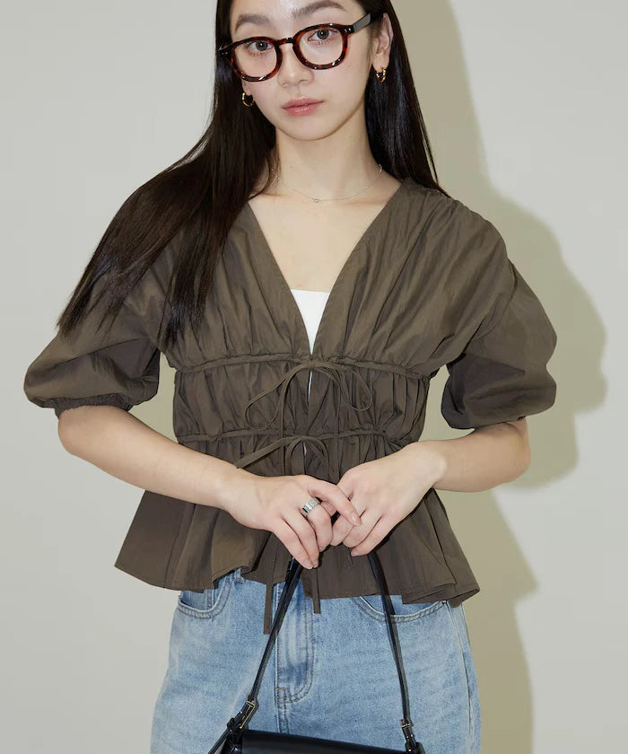 2WAY Shirring Blouse Limited Edition