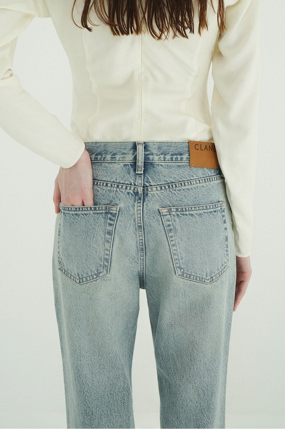 STRAIGHT DENIM PANTS