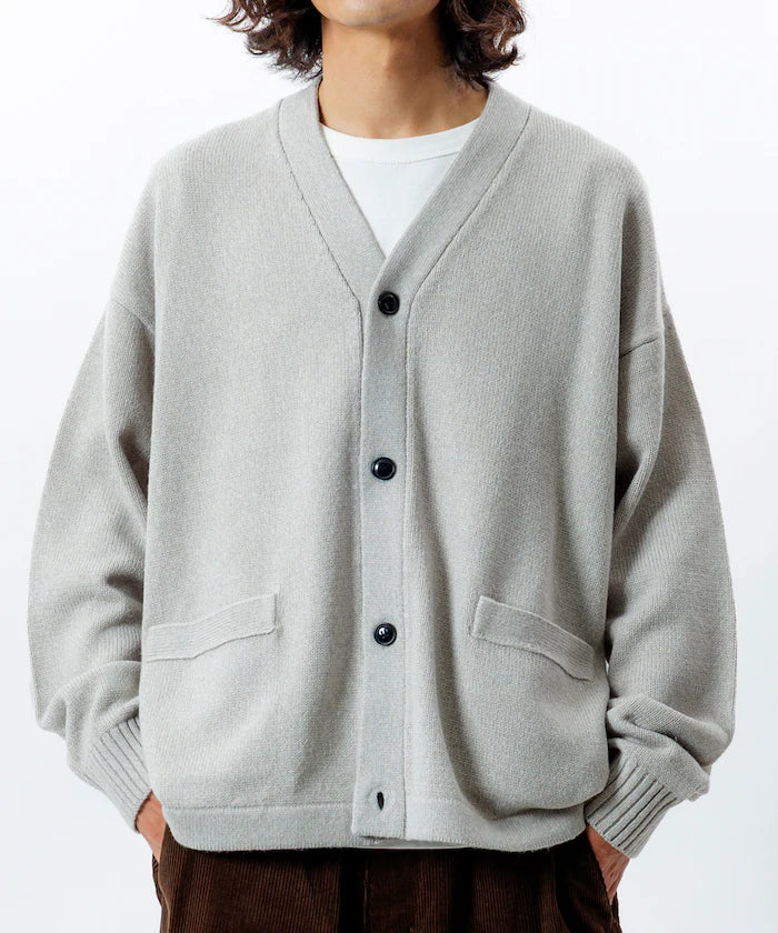 Relaxed Fit Easy Care Washable V-Neck Cardigan