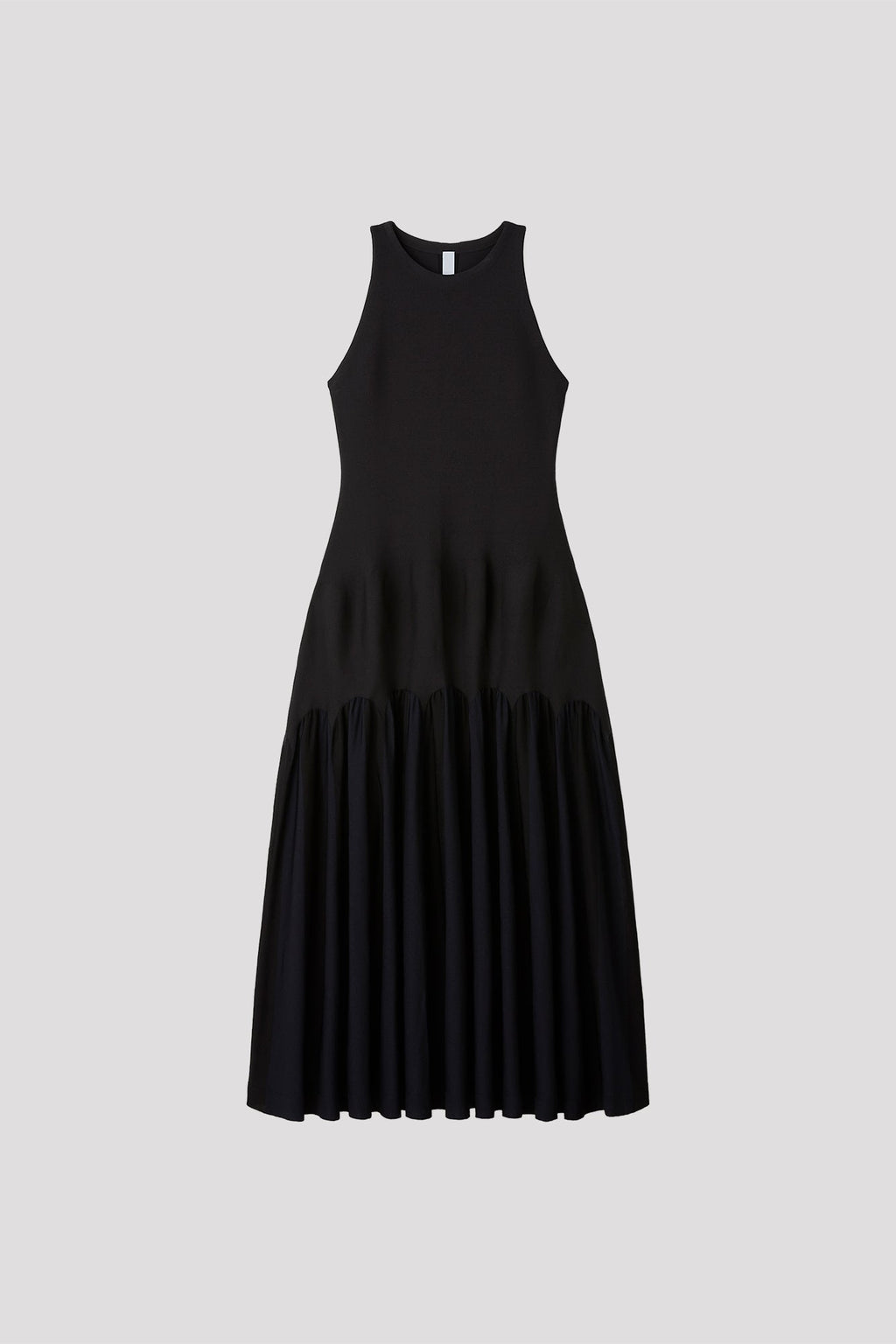 ARCHED SLEEVELESS DRESS