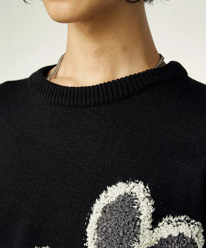Boucle Flower Pullover Knit [Limited Edition]