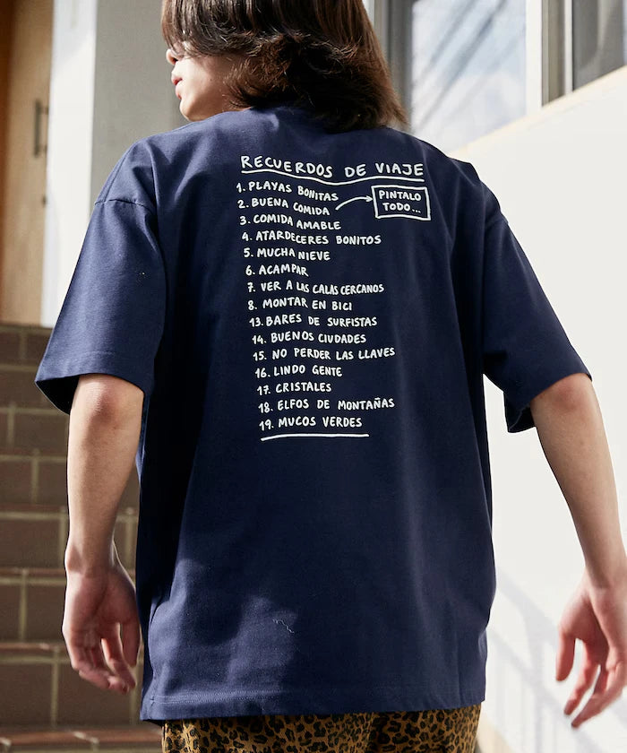 Love Pop Studio Travel Note Typography T-Shirt