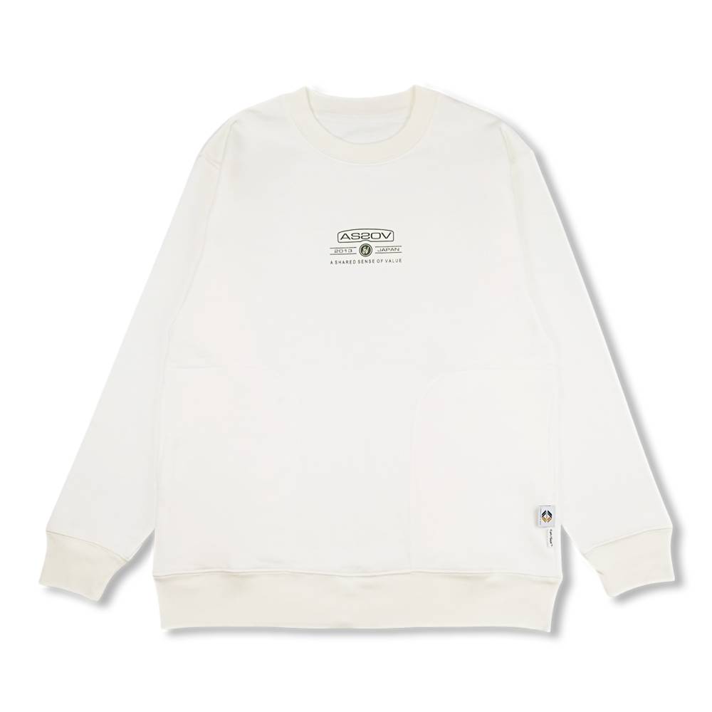 AS2OV x CPH Custom CORDURA SWEAT WHITE