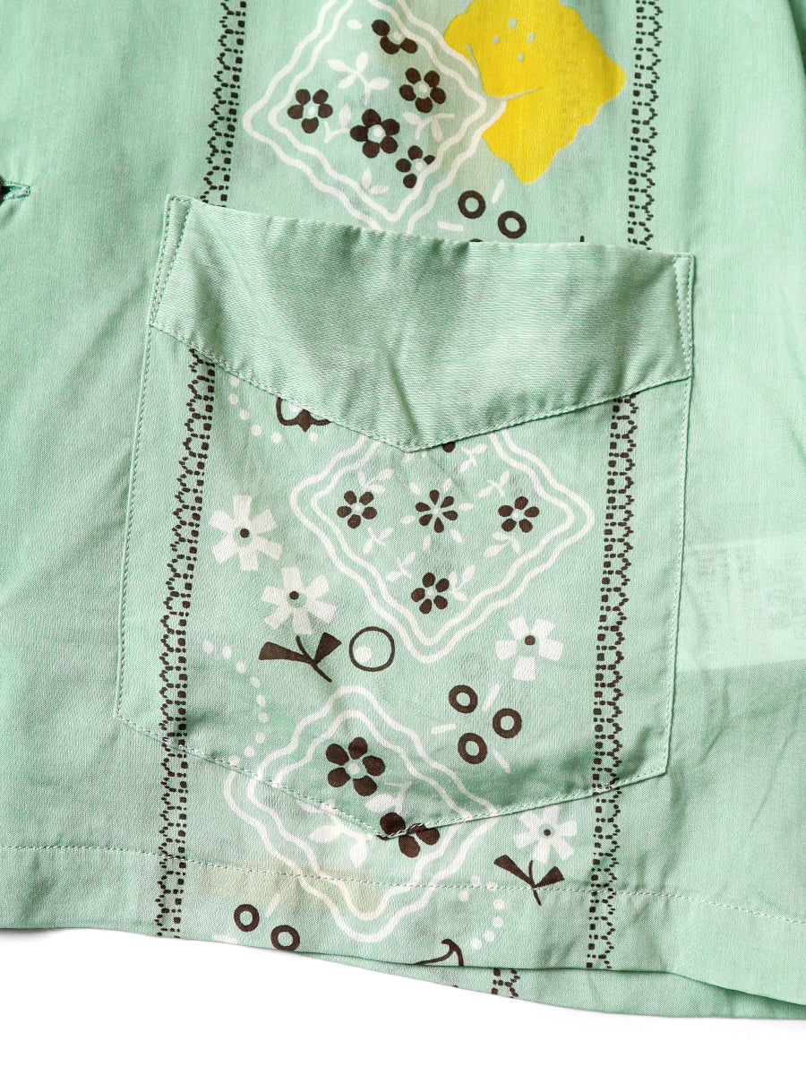 Silk Rayon PECKISH RAINBOWY Pattern Langle Color...