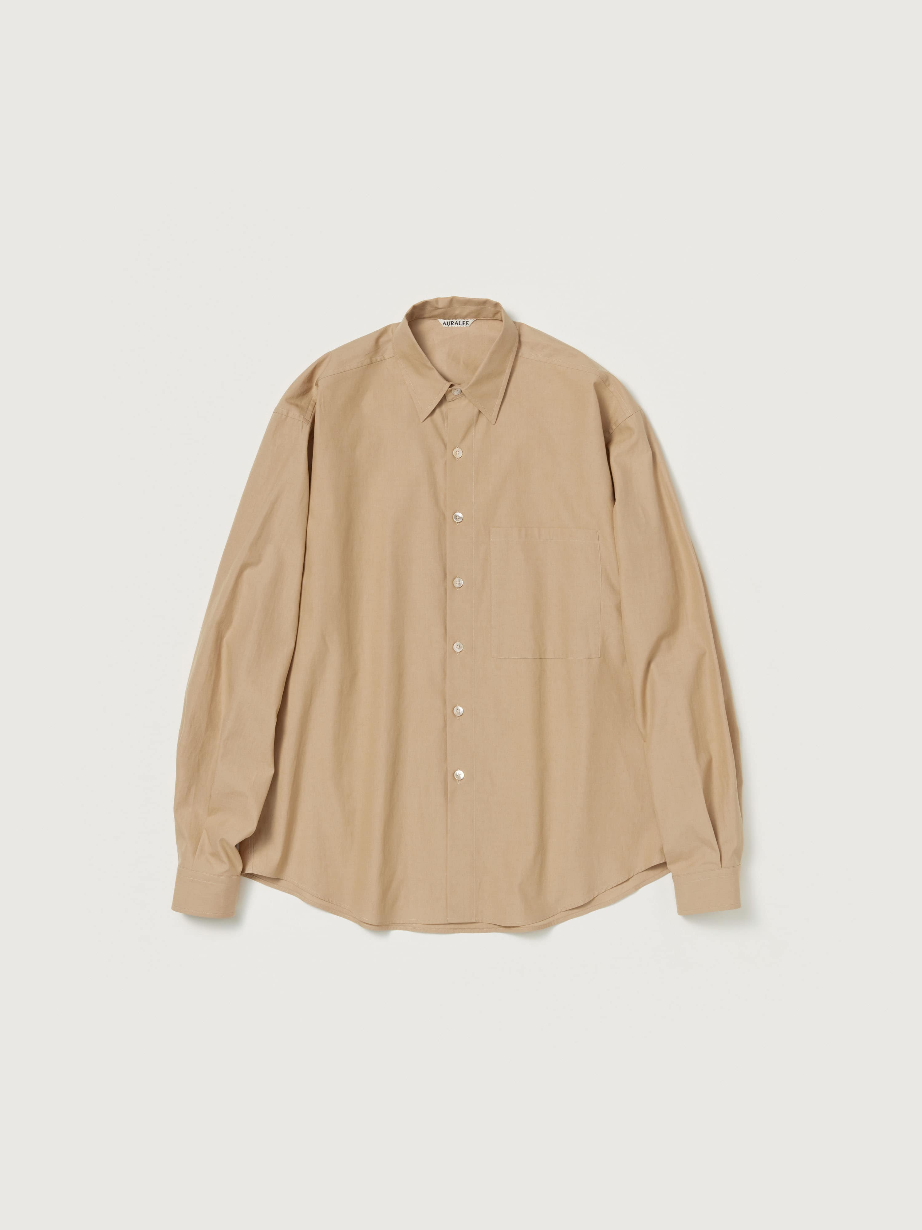 WASHED FINX TWILL BIG SHIRT