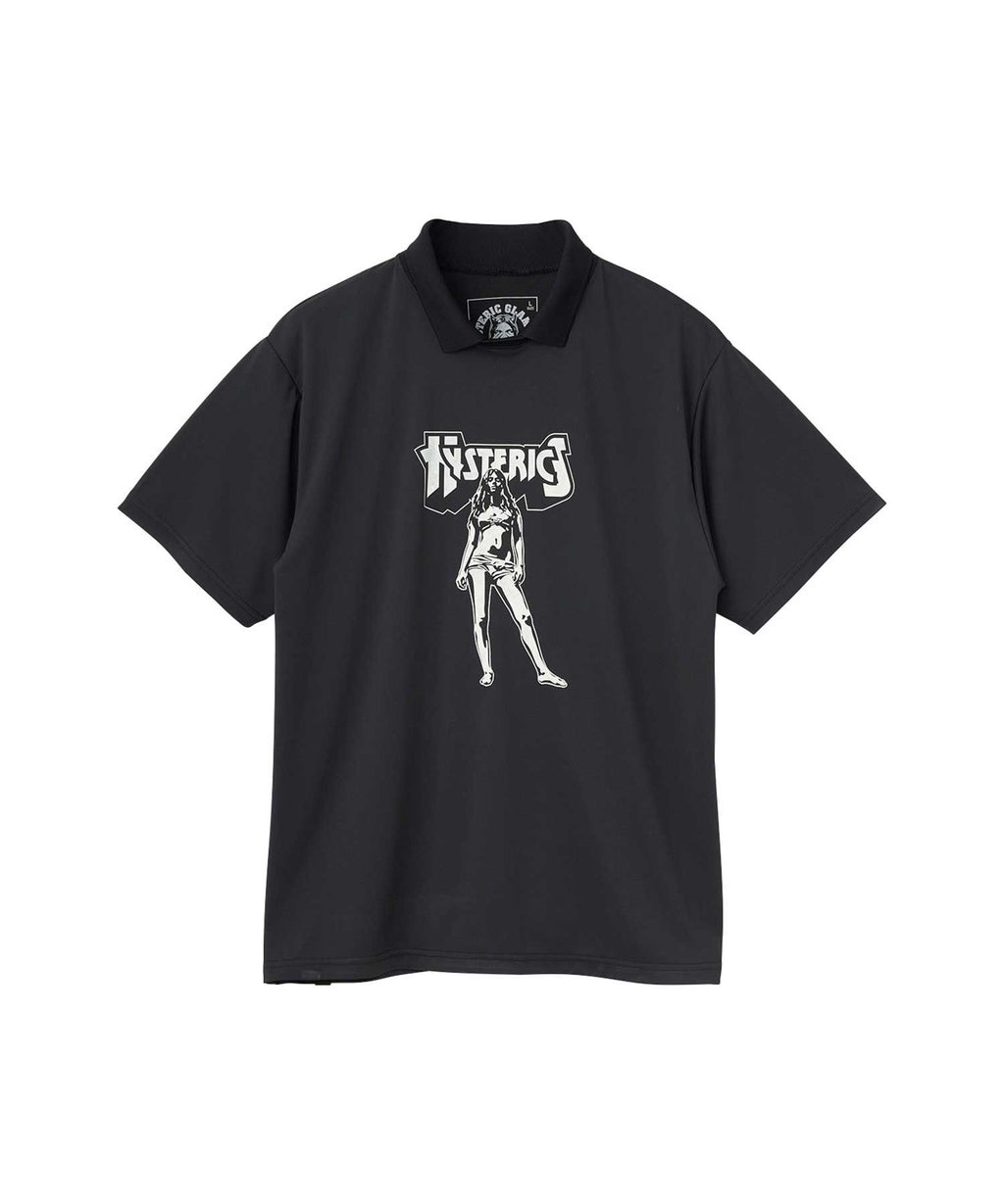 Bad Ass Mama Polo Collar Functional T-Shirt