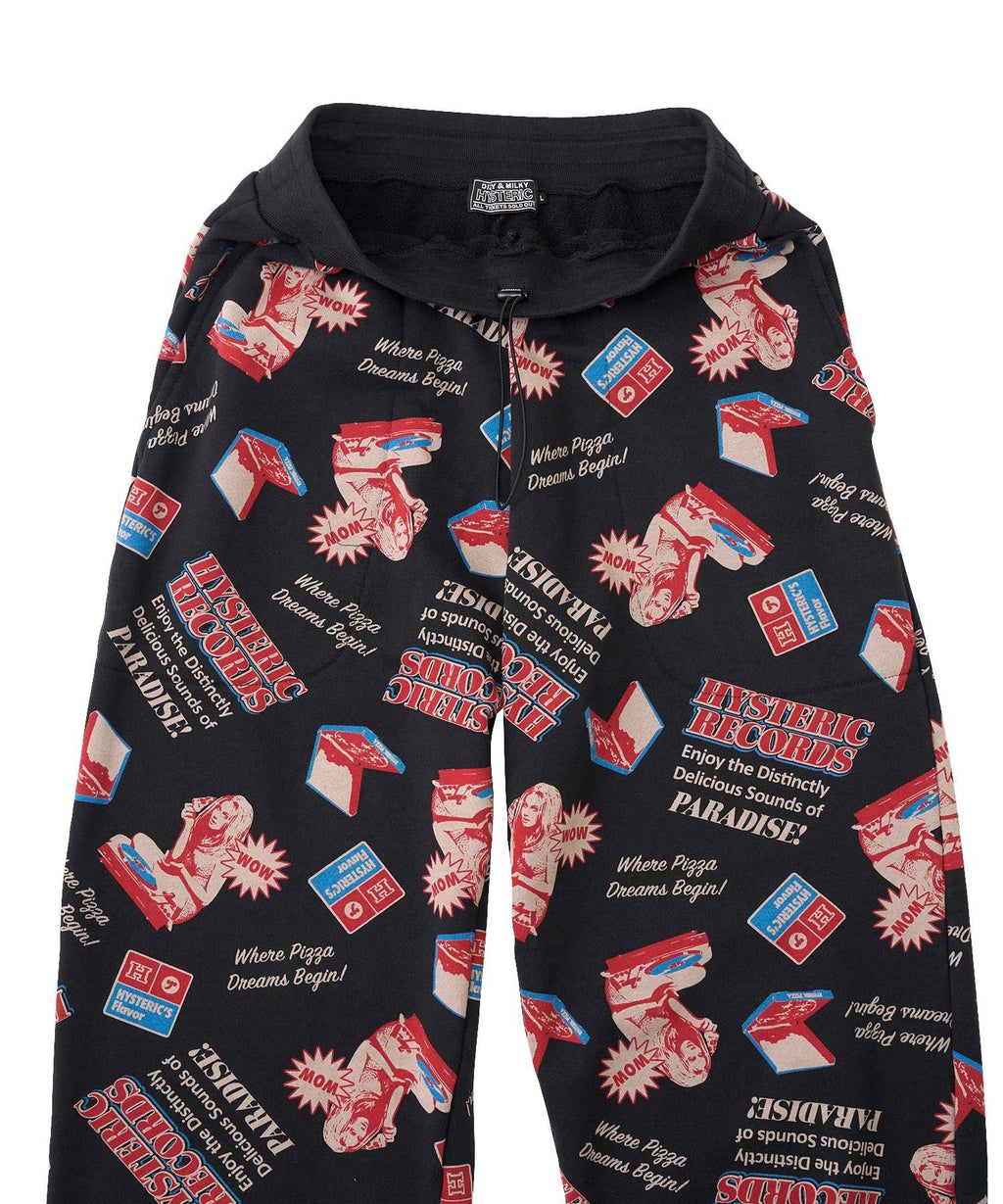 HYSTERIC RECORDS Pattern Sweatpants