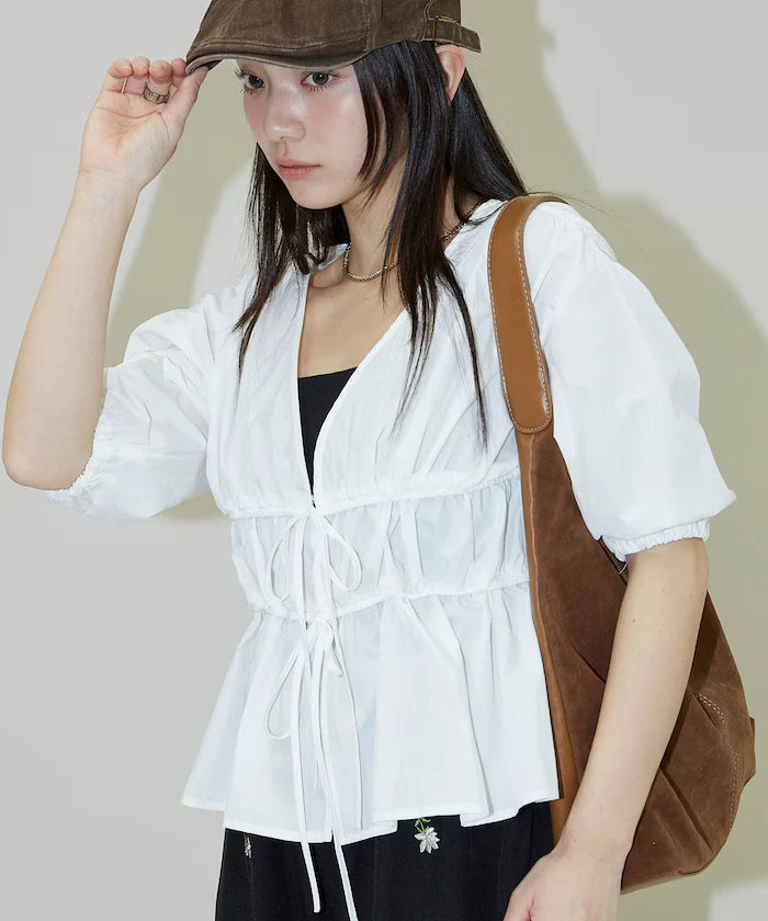 2WAY Shirring Blouse Limited Edition