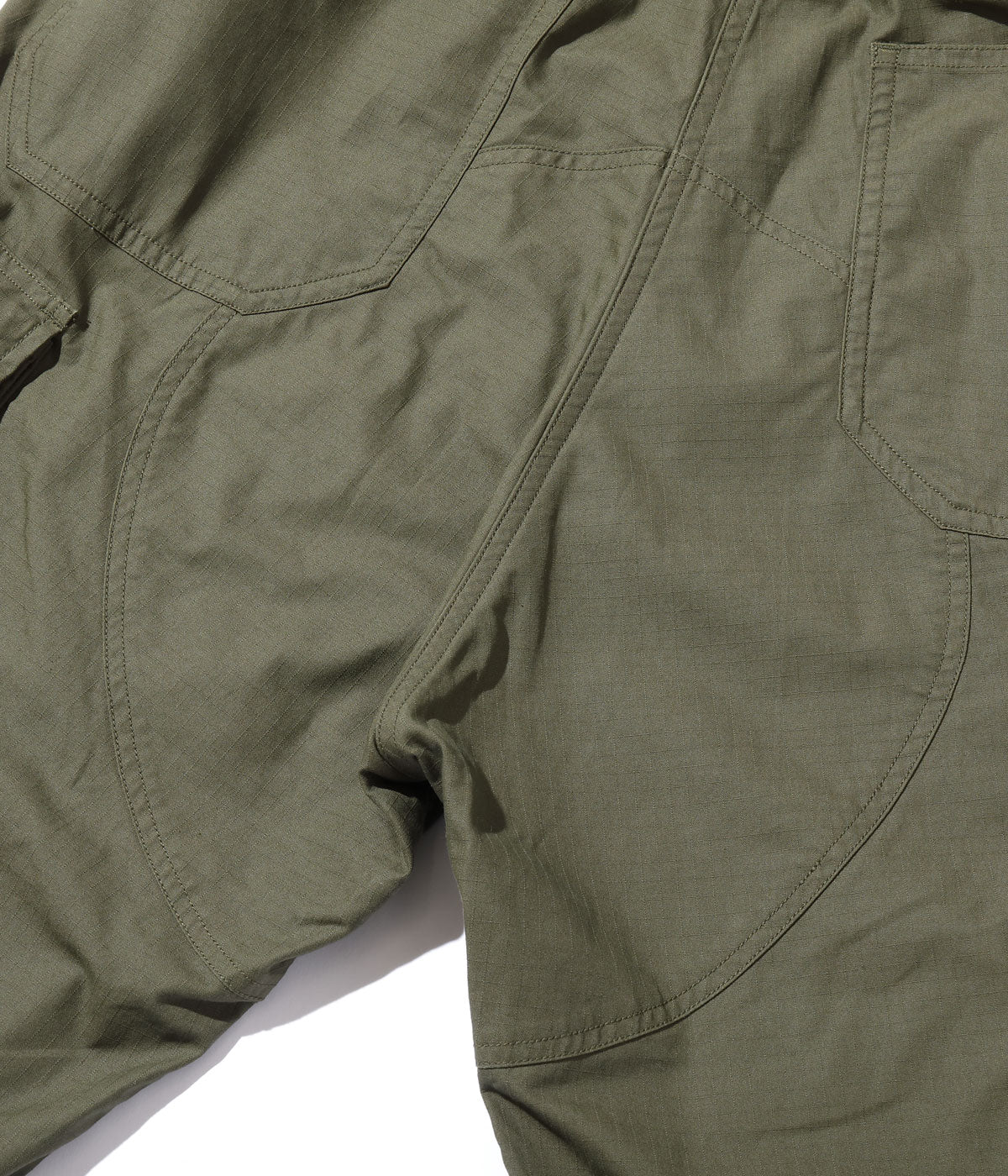 COTTON RIP STOP MONKEY BUTT CARGO PANTS