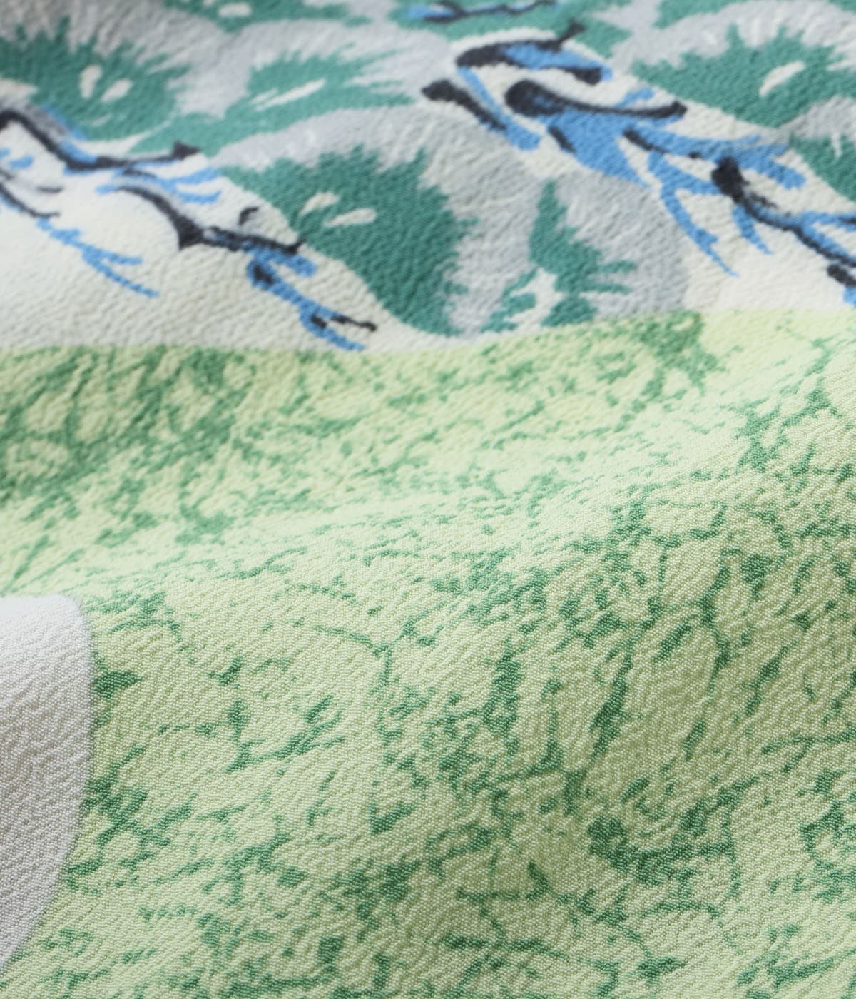 Rayon Hawaiian Shirt 'Japanese Quaint Design'