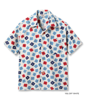 DOBBY COTTON OPEN SHIRT “EXPLOSION”