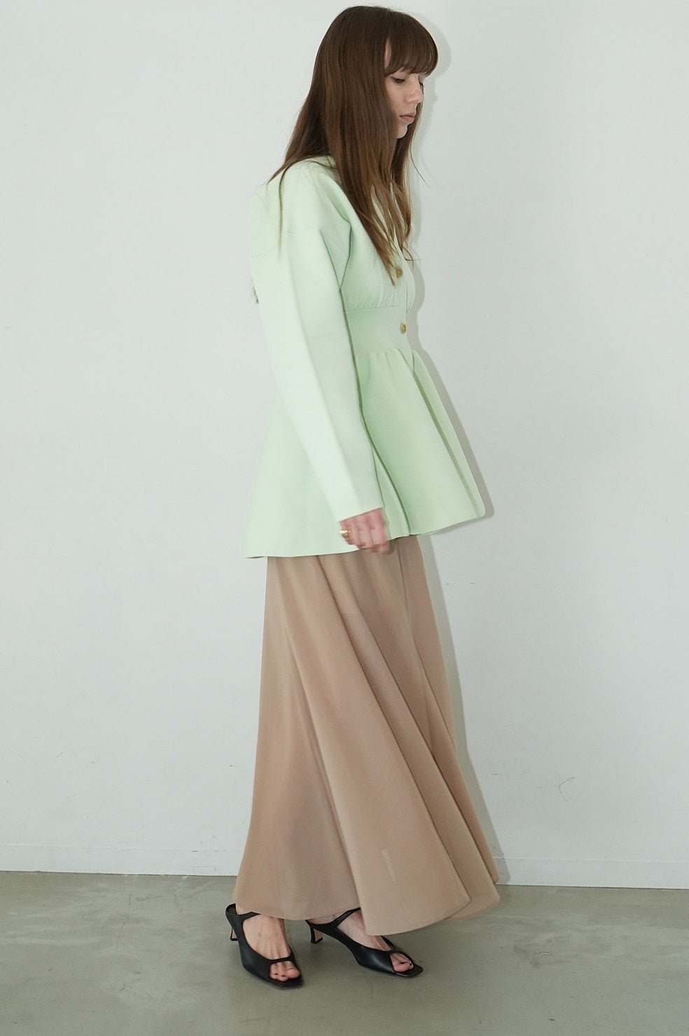 SHEER FLARE MERMAID SKIRT