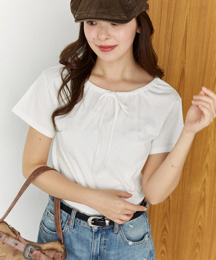 Drawstring Ribbon T-Shirt Limited Edition