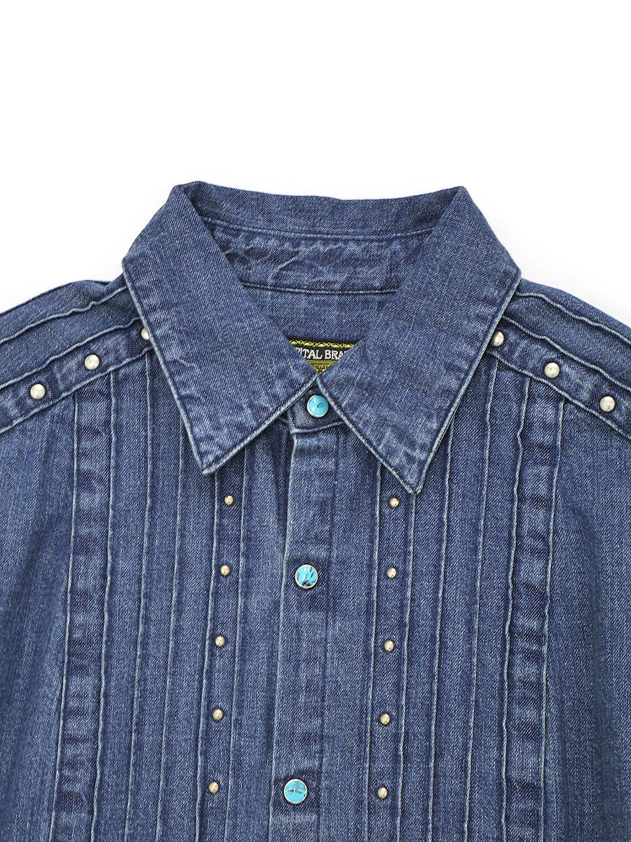 8oz Denim Pintuck Sundance Dress