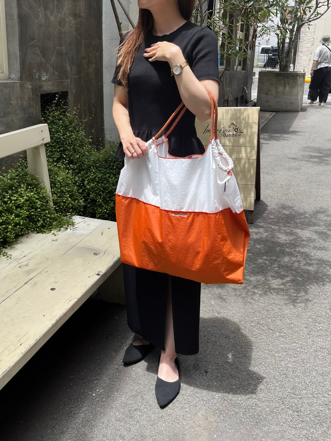 Bicolor Model(L#0407 WHITE/ORANGE-301195