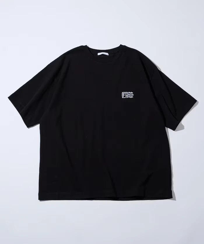 6 Ounce Front Logo Embroidered Crew Neck T-Shirt / One Point Design T-Shirt LEFT CHEST EMBROIDERY PSD