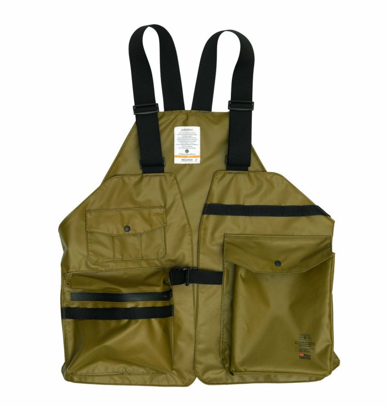 ABGARCIA × AS2OV NYLON POLYCARBONATE CAMP VEST/BLACK
