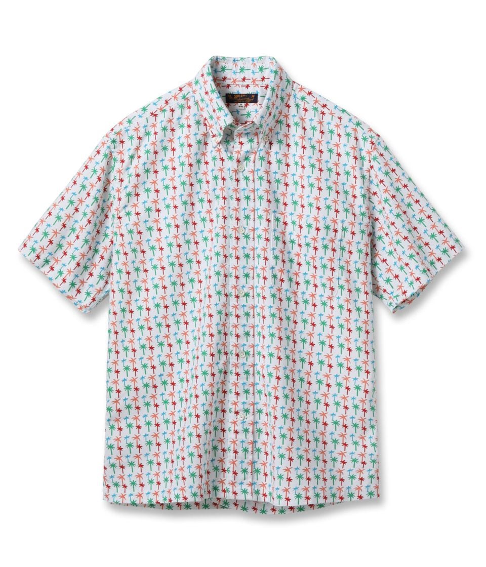 COOLMAX Oxford B.D. Shirt Palm Tree