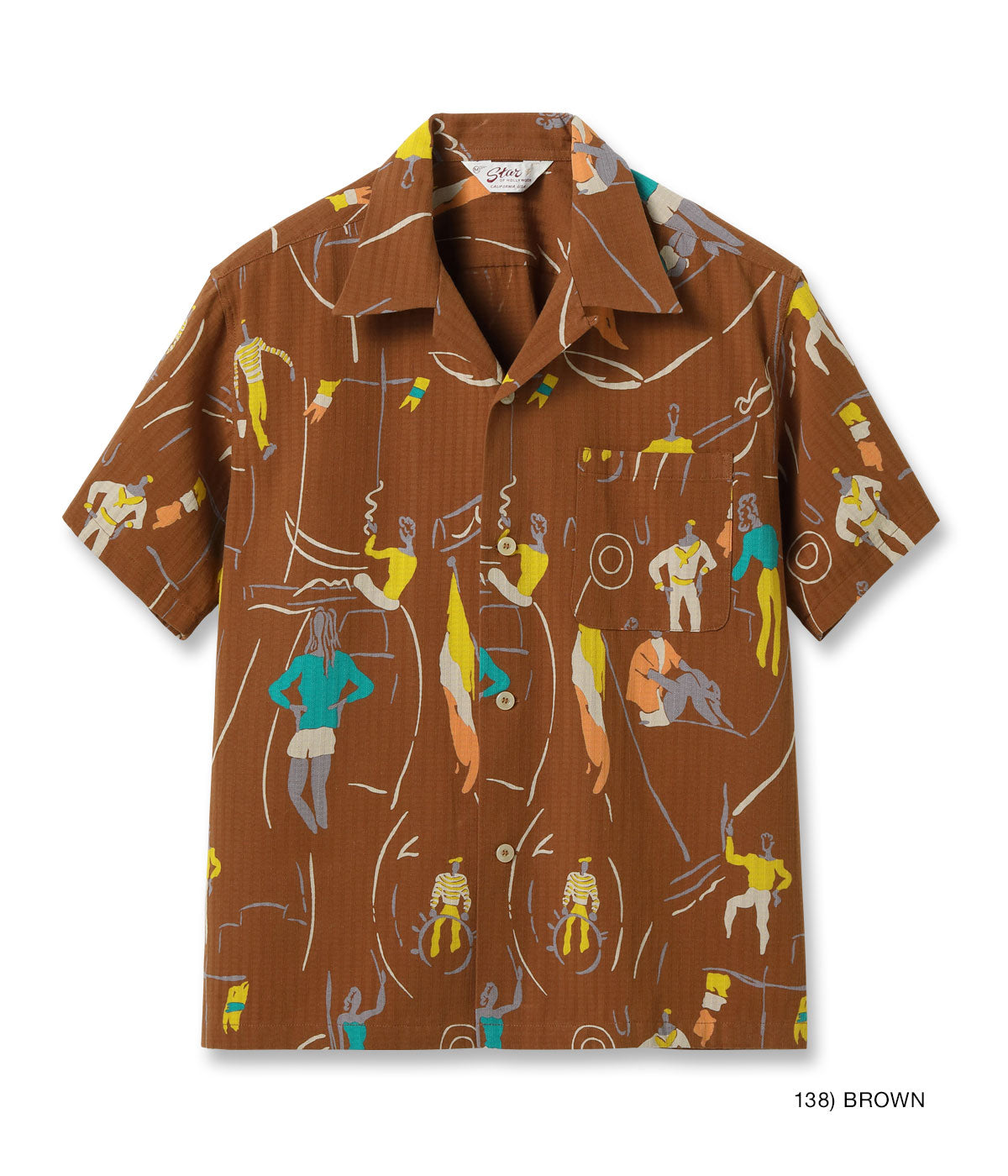 DOBBY COTTON OPEN SHIRT “SEA CRUISE”